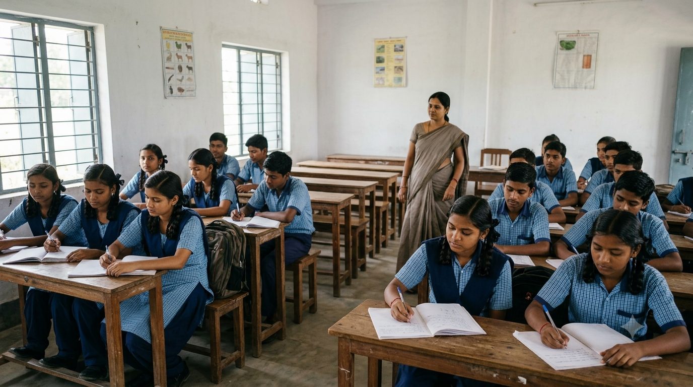 An Indian classroom