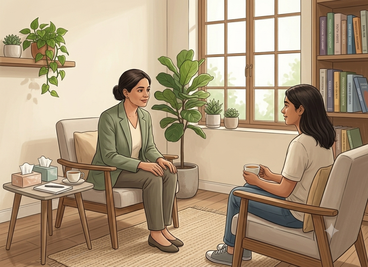A counselling conversation